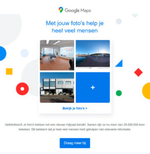 Photoworkx -25 miljoen views bij Google Business View 